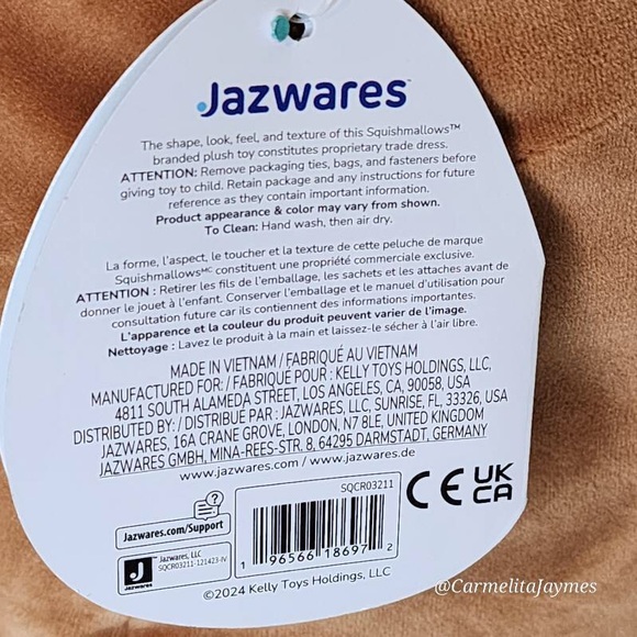 CALTON 🐮 Brown Highland Cow Original Squishmallow By Kellytoy NWT - Picture 6 of 8